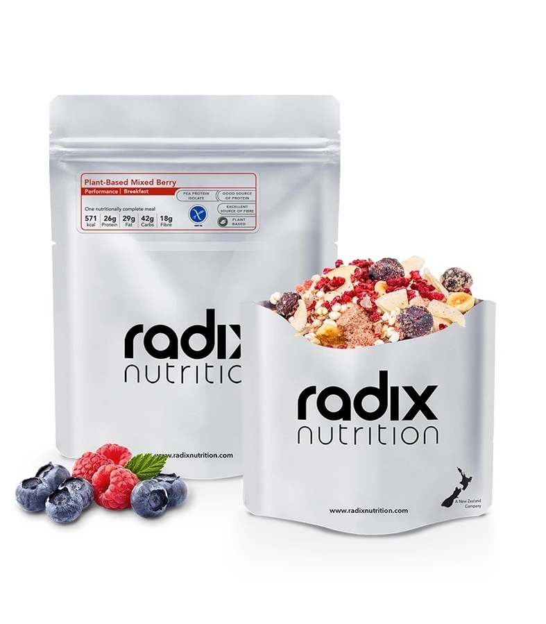 Radix Nutrition Original PlantBased Mixed Berry Breakfast Wildfire