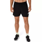 ASICS Silver 2-in-1 5 Inch Mens Shorts